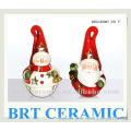 Ceramic santa christmas decorations